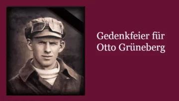 Gedenkfeier Otto Grüneberg am Sonnabend, 04.02.2024 um 11 Uhr