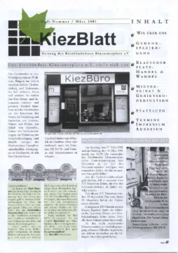 KiezBlatt Nullnummer